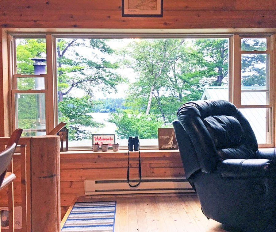 Picture window Falling Rock Cafe and Bookstore